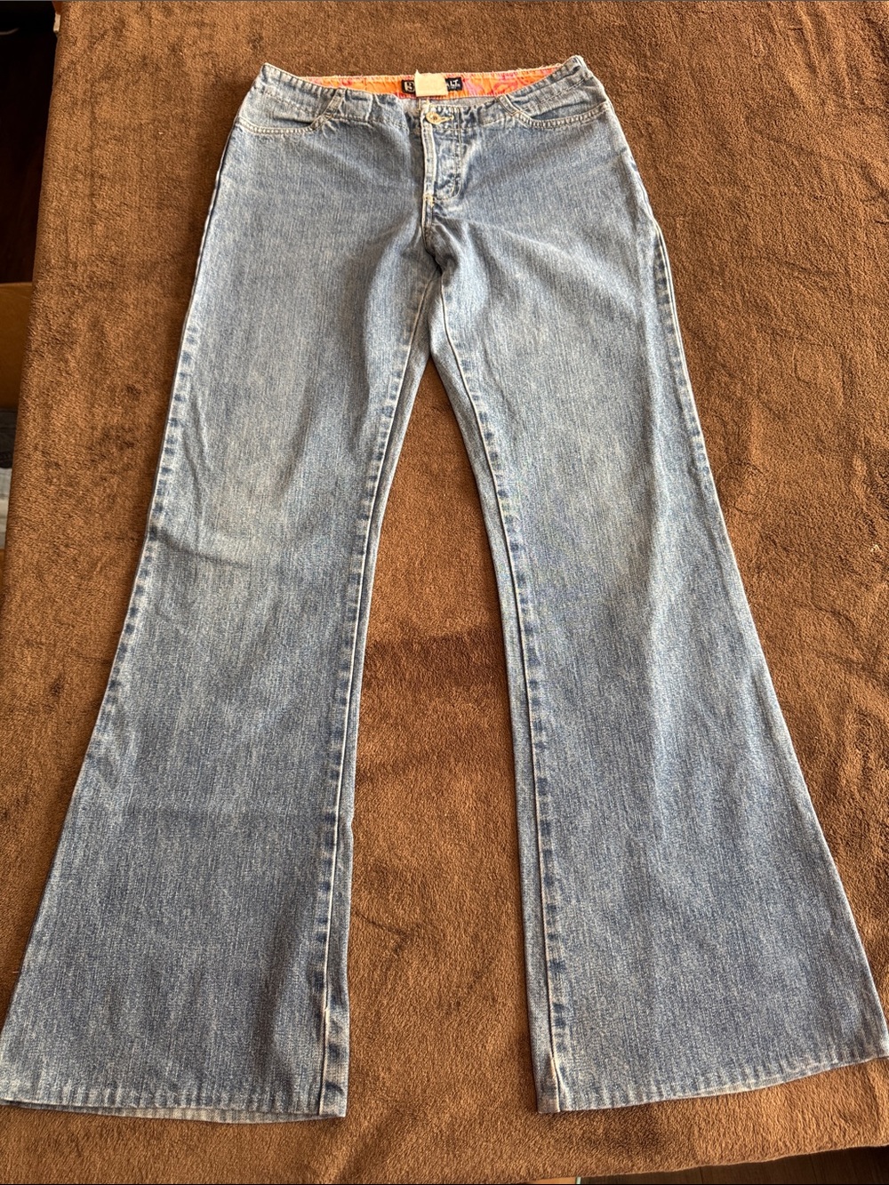 Blue Asphalt Vintage Light Wash Flare Jeans - Wide Leg